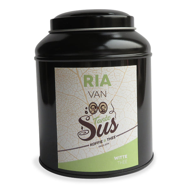 Ria - Blikje witte thee 40 gram Tante Sus koffie & thee