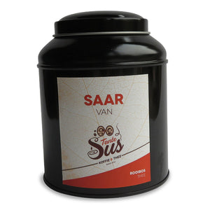 Saar - Blikje rooibos thee 100 gram Tante Sus koffie & thee