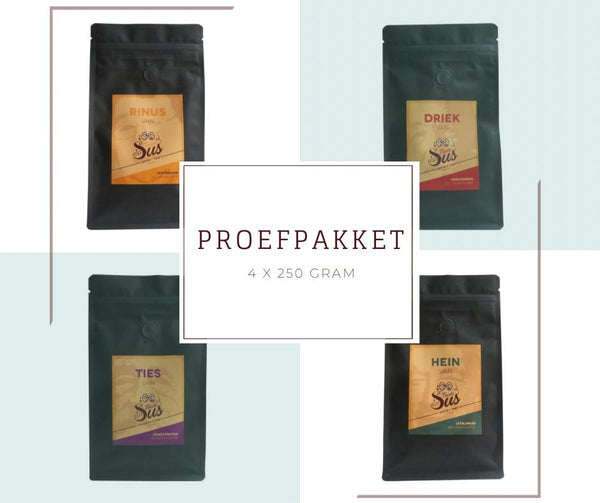 Proefpakket koffie tante sus koffie & thee